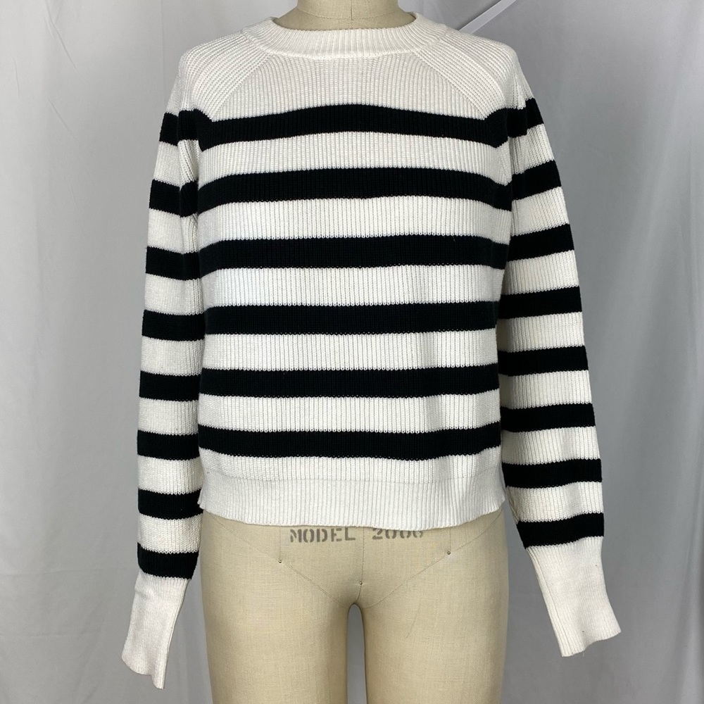 Black and White Stripe Sweater